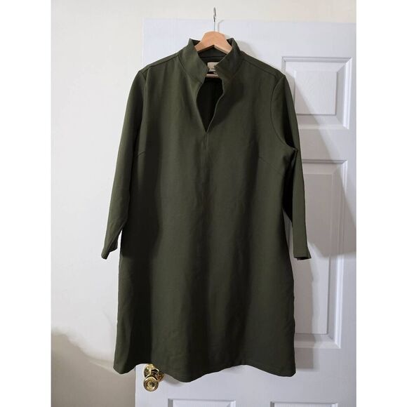 Tuckernuck Olive Green Ponte Clifton Dress XXL - Picture 5 of 11